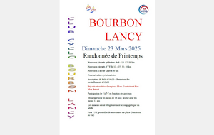 Randonnée de printemps le 23 Mars