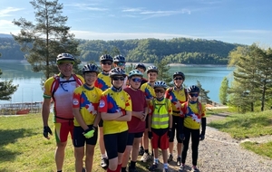 Critérium régional au lac de Vouglans