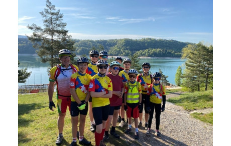 Critérium régional au lac de Vouglans